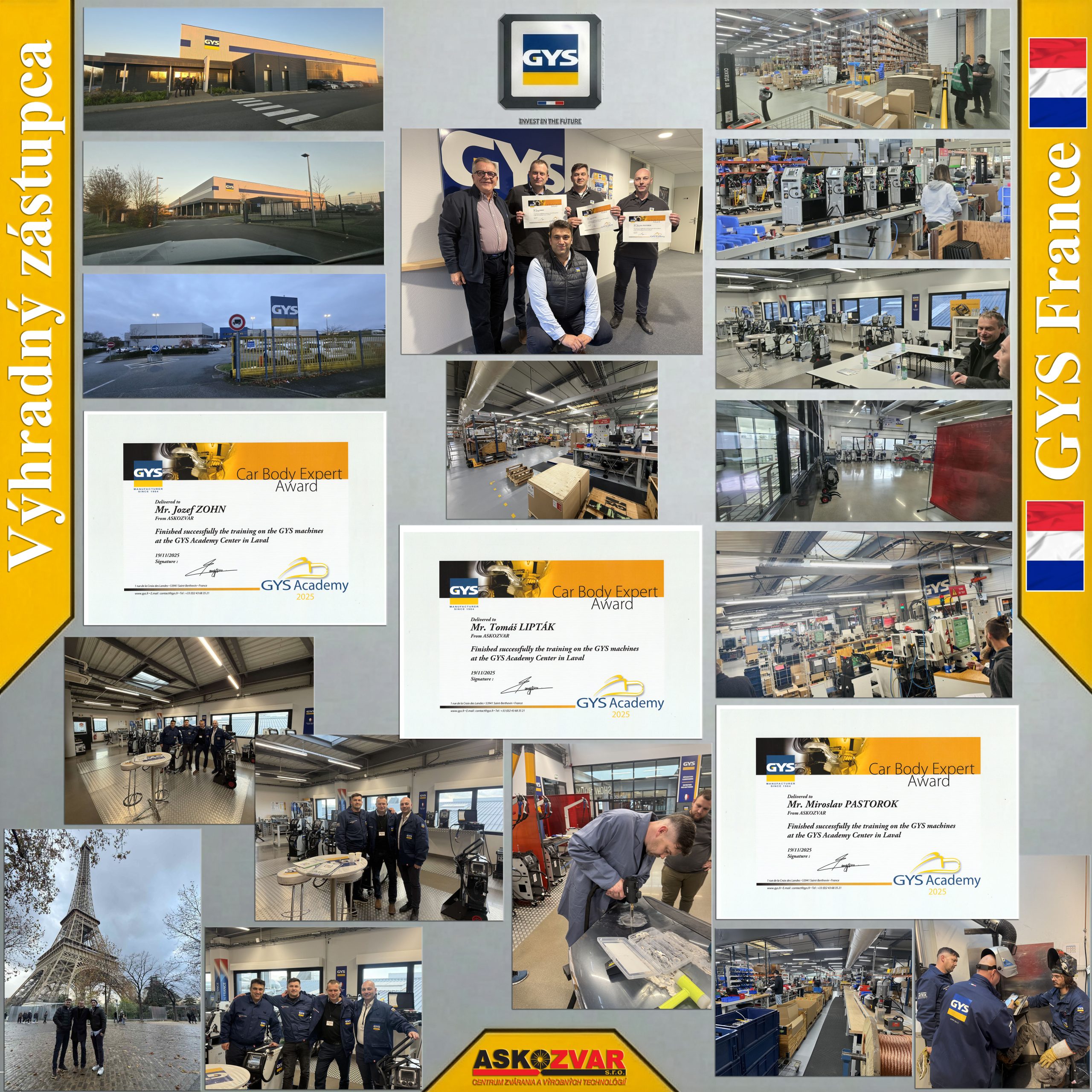 STALI SME SA VÝHRADNÝ ZÁSTUPCOVIA GYS FRANCE