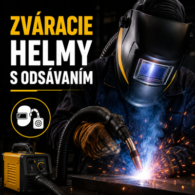 Zváracie helmy s odsávaním