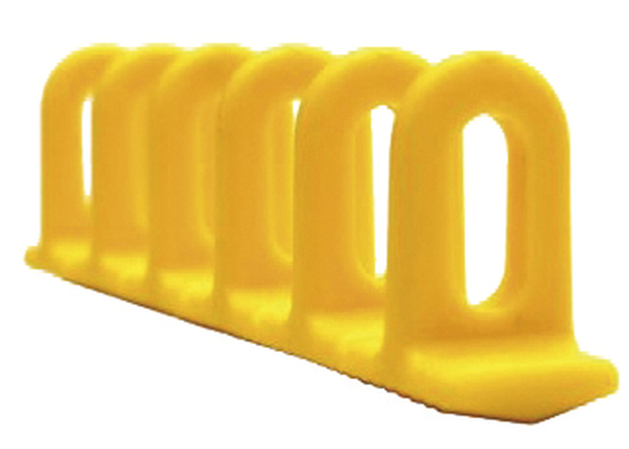 Súprava 3 žltých kužeľových plastových vyťahovacích adaptérov (6x22x156mm)