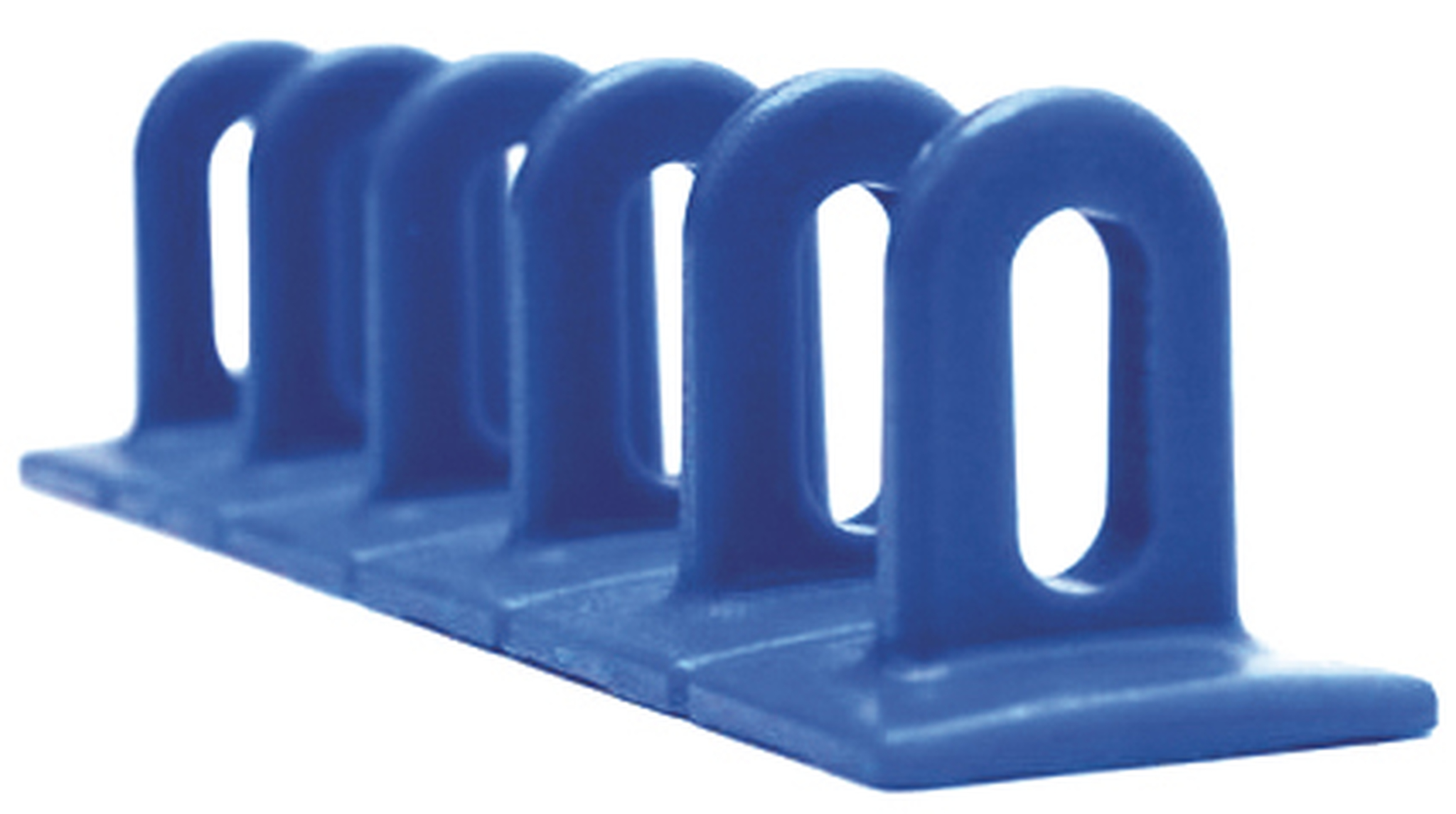 Súprava 3 modrých plochých plastových vyťahovacích adaptérov (6x36x156mm)