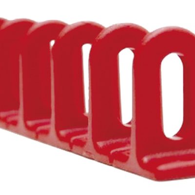 Súprava 3 červených plochých plastových vyťahovacích adaptérov (6x22x156mm)