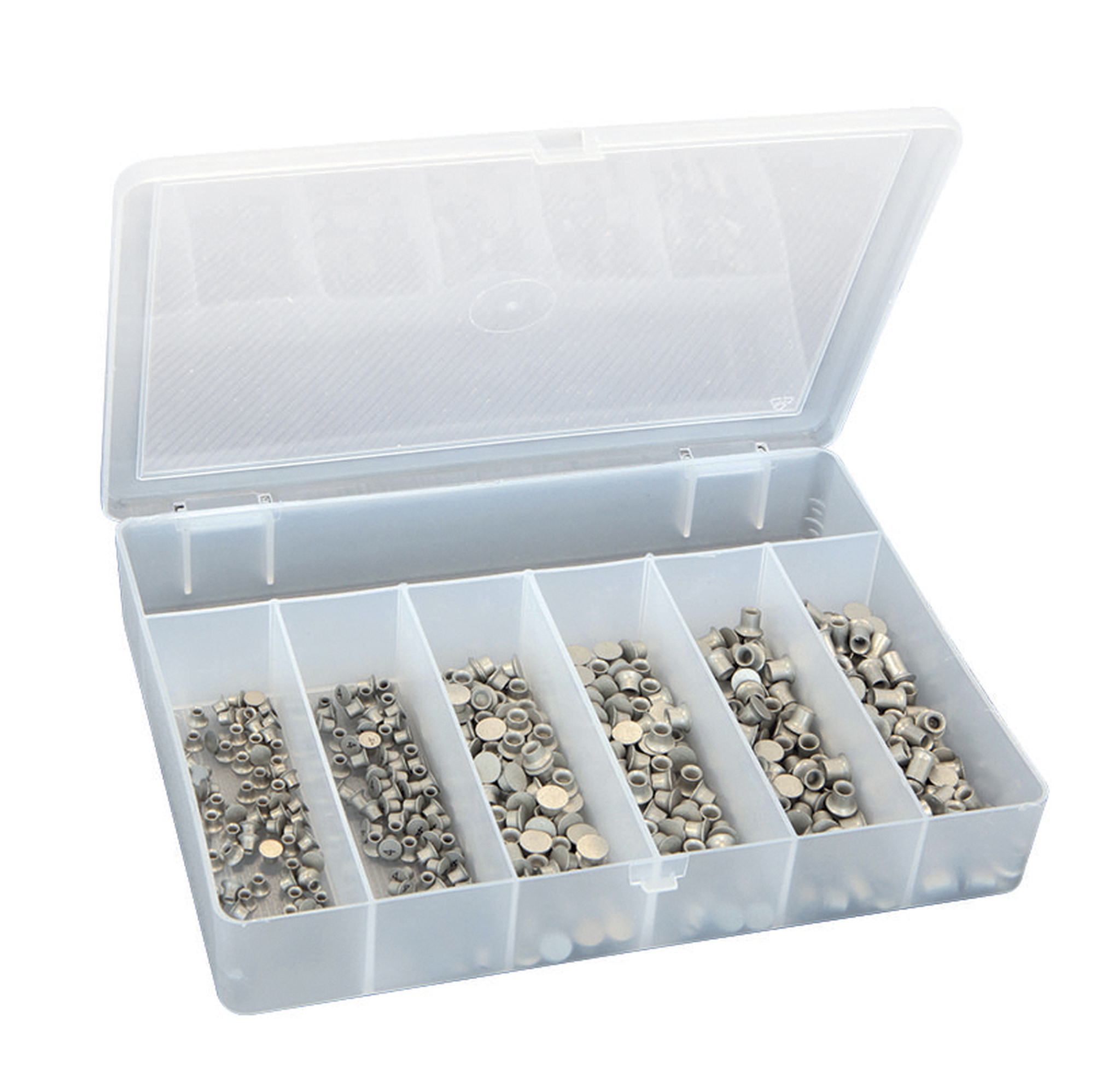 Box so 6 x 50 samoprerážacími nitmi (Ø 3.3 a 5.3mm)
