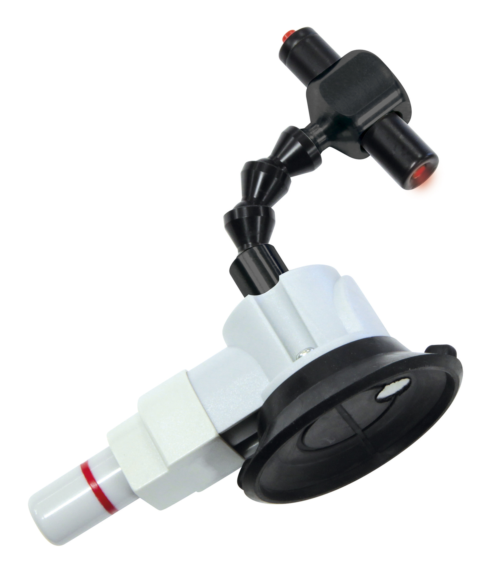 Lampa s rovnými kontrolnými líniami a držiakom s prísavkou