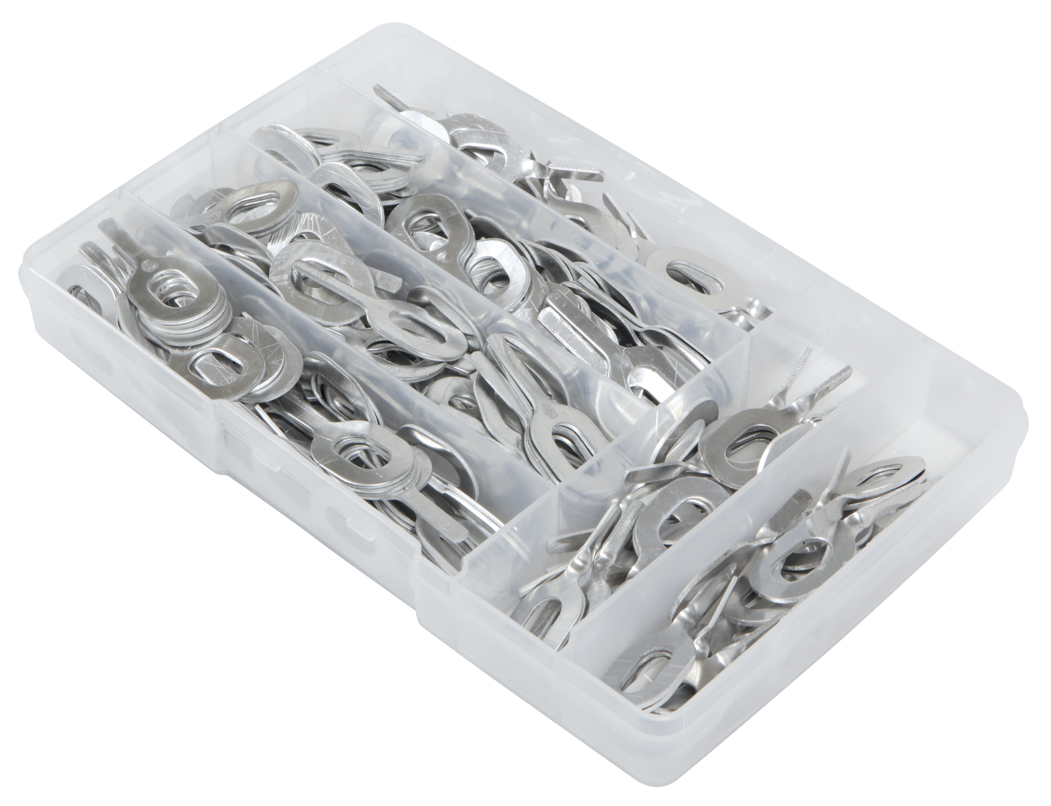 Krabica hliníkových krúžkov hrúbka 1.0MM pre bodové ARCPULL