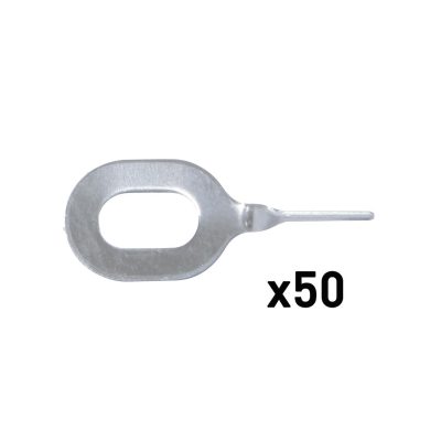 50 x skrútené vyťahovacie krúžky č. 3 – AlMgSi, hrúbka 1.0mm, pre ARCPULL