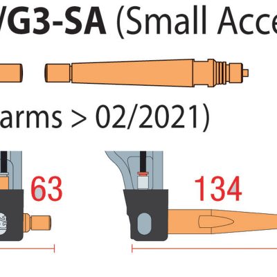Súprava 2 nadstavcov G1/G3-SA