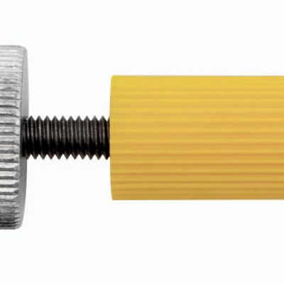Ručné svorky na plech - žlté (x10 / ?4 mm)