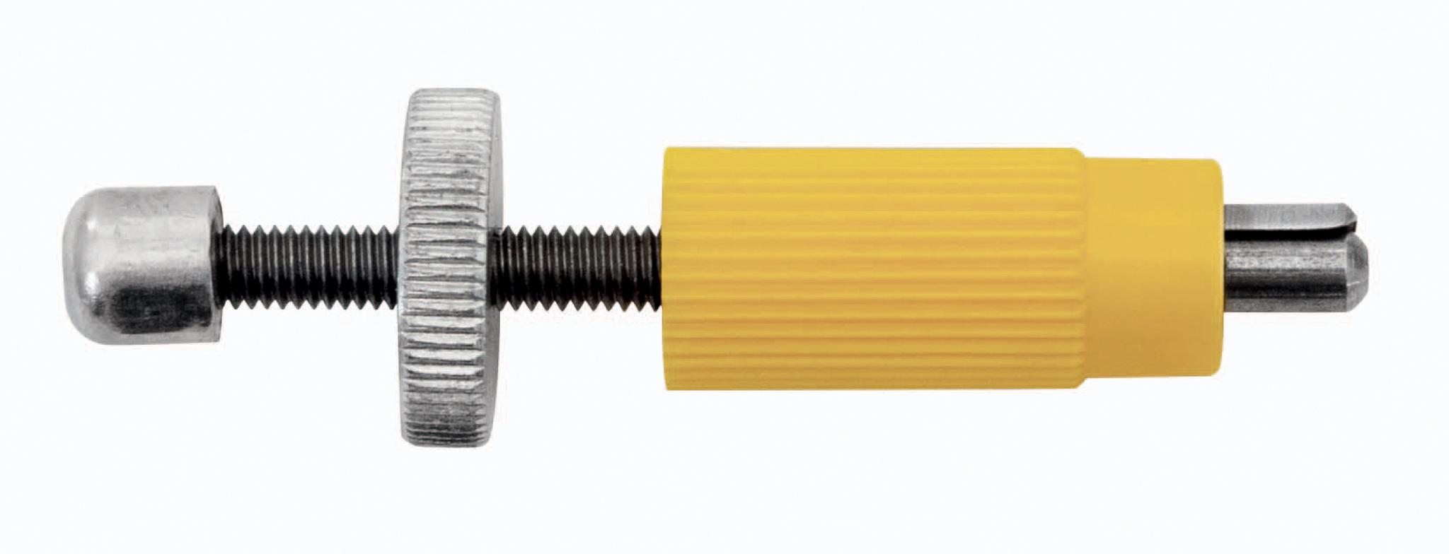 Ručné svorky na plech - žlté (x10 / ?4 mm)