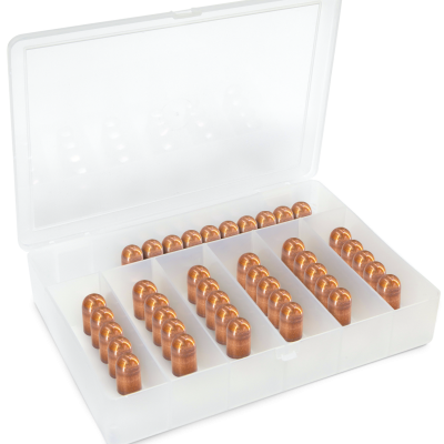 Box so 40 elektródovými čiapočkami typu F