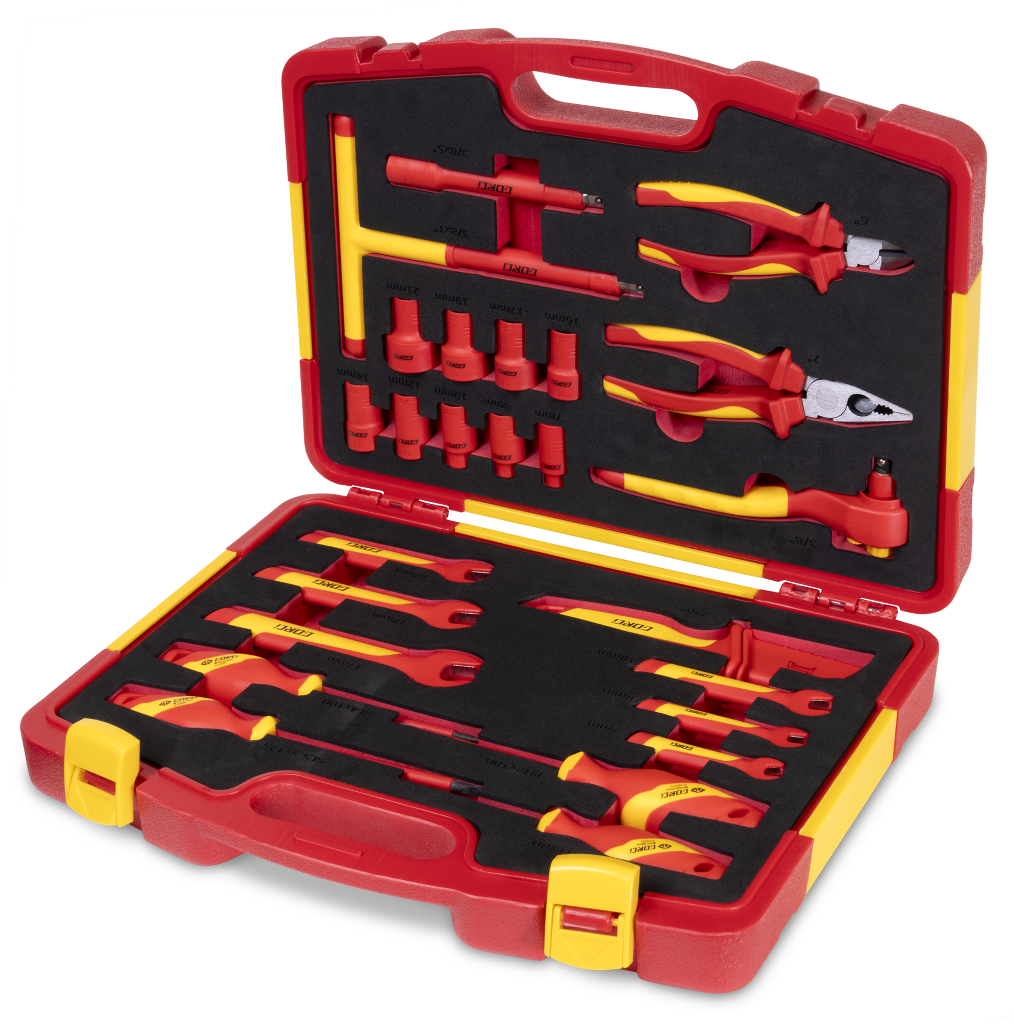 Box s 25 kusmi izolovaného náradia (1000V) pre elektrické vozidlá
